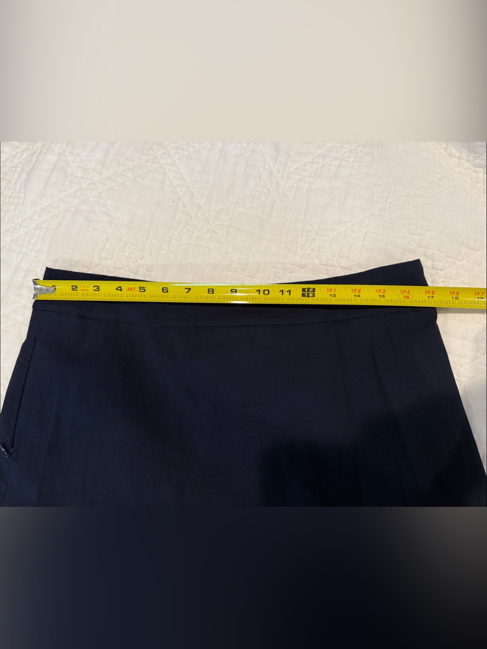 J. McLaughlin Navy Scallop-Hem Skort - Picture 11 of 11
